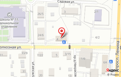 Бистро Донер хаус на Колхозной улице на карте