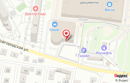 Авторизированная сеть станций по замене масла Mobil 1 Центр на Новгородской улице на карте