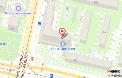 Строительная компания Стройтехнологии на проспекте Победы на карте