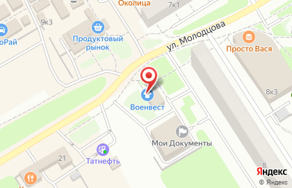 Страховая компания Ресо-Гарантия на улице Молодцова в Сертолово на карте