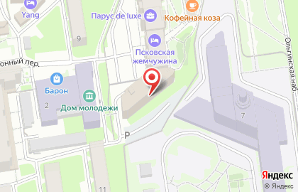 Федеральный сервис недвижимости IMLS на Ольгинской набережной на карте
