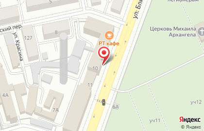 ОАО Банкомат, АКБ Абсолют Банк на улице Блюхера на карте