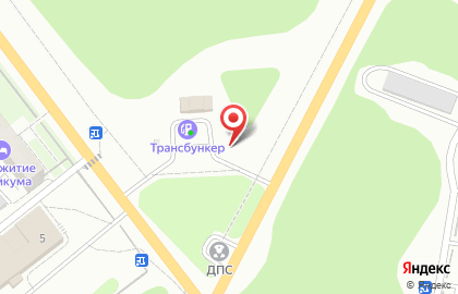 Трансбункер в Советской Гавани на карте