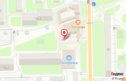 Магазин быстрого питания на Лихачёвском шоссе на карте