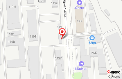 Торговая компания Легснаб НН на улице Вторчермета на карте