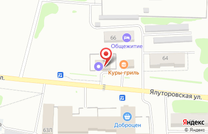 Дом ритуальных услуг в Тюмени на карте