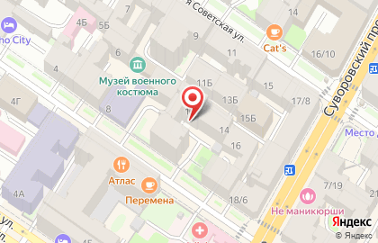 Участковый пункт полиции 76 отдел полиции Управления МВД Центрального района на 3-ой Советской улице на карте