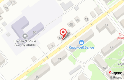 Продуктовый магазин в Брянске на карте