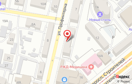 Местное отделение Союза пенсионеров России по Железнодорожному району города Барнаула на карте