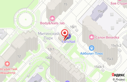 Академия развития интеллекта Amakids на метро Волоколамская на карте
