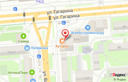 5 элемент на улице Гагарина на карте