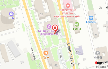 Концертный зал филармонии Октябрьский на карте