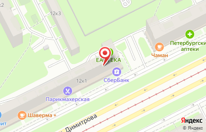 Химчистка БиоЛайф-Экспресс в Фрунзенском районе на карте