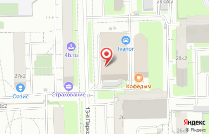 Сервисно-торговый центр Vianor на Щёлковской на карте