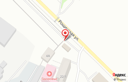 Шиномонтажная мастерская на Рощинской, 4а на карте