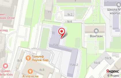 Московский авиационный институт в Хорошёвском районе на карте