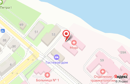 Бюро судебно-медицинской экспертизы Вологодской области на Советском проспекте на карте