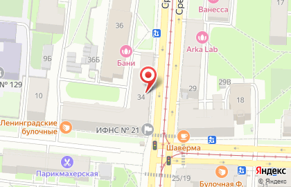 Детская библиотека №4, Красногвардейский район на карте