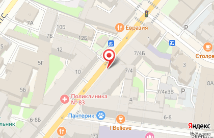 Кондитерский магазин Сладости для радости в Петроградском районе на карте