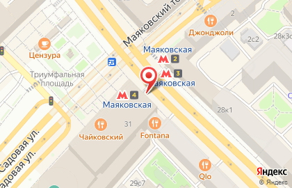 Цветочный магазин на Тверской, 31 к1 на карте