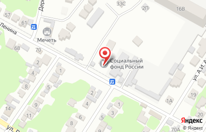 Управление отделения пенсионного фонда на карте