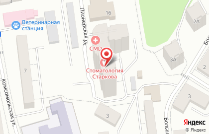 Центр молекулярной диагностики CMD на Пионерской улице на карте