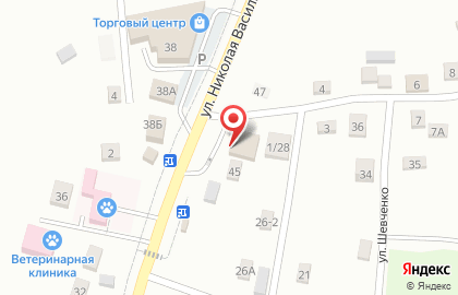Продуктовый магазин в Пскове на карте