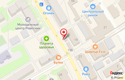 Магазин и киоск Пермени на Комсомольском проспекте на карте