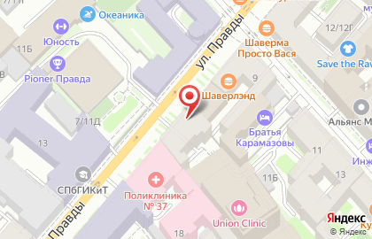 Мастерская по изготовлению памятников Монумент СПб в Центральном районе на карте