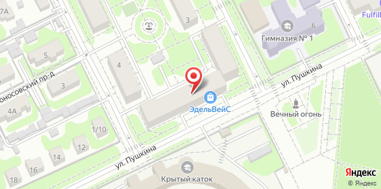 Сервисная компания Технобыт на улице Пушкина на карте
