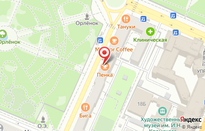 Кофейня Penka Coffee на улице Фридриха Энгельса на карте
