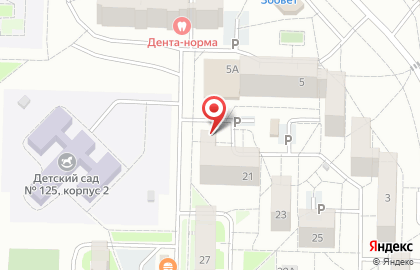 Киоск по продаже хлебобулочных изделий в Орджоникидзевском районе на карте