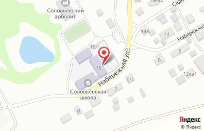 Соловьёвская средняя общеобразовательная школа на карте