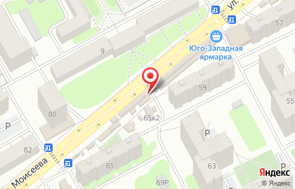 Магазин и киоск Душка Индюшка в Ленинском районе на карте