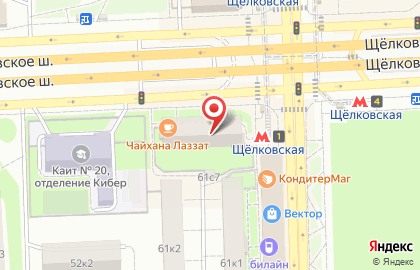 Цветочный салон в Москве на карте