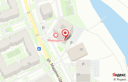 Стоматология Миродент на карте