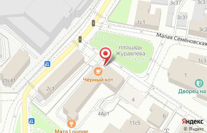 Орбита на площади Журавлёва на карте