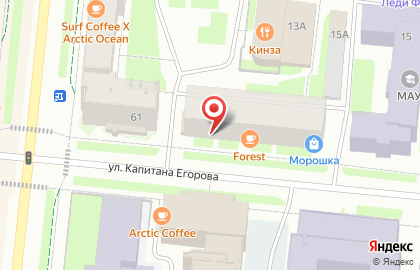 Курьерская служба Cdek в Мурманске на карте