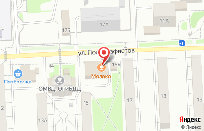 Кафе #молоко в Москве на карте