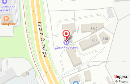 ЯрТурбо Сервис на проспекте Октября на карте