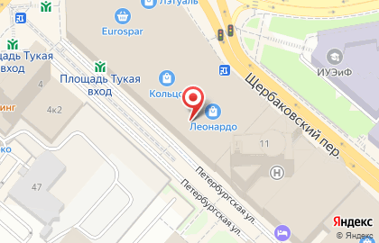 Студия печати DveGolovi на Петербургской улице на карте
