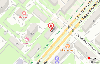 Служба дезинфекции на улице Адмирала Нахимова на карте
