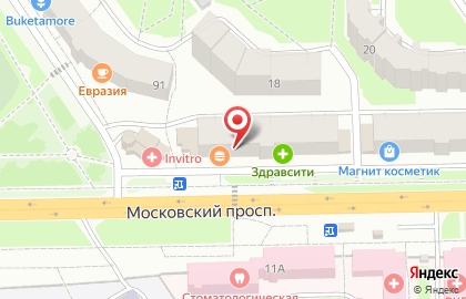 Микрокредитная компания Арифметика на Московском проспекте на карте