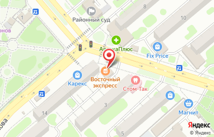 Бистро Восточный экспресс на Минской улице на карте