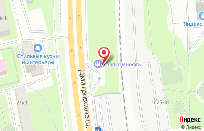 АЗС Газпромнефть на Дмитровском шоссе на карте