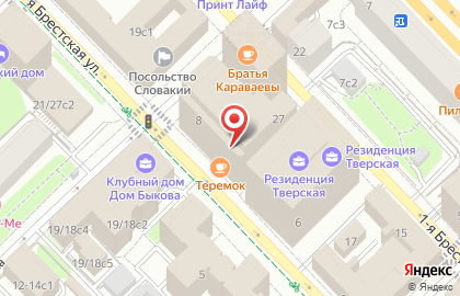 Мини-кофейня Дайте два на 2-й Брестской улице, 8 на карте