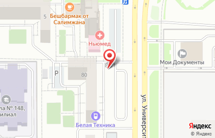 Автостоянка в Челябинске на карте