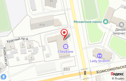 Многофункциональный центр по предоставлению государственных и муниципальных услуг на улице Ленина на карте
