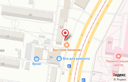 Киоск быстрого питания в Ленинском районе на карте