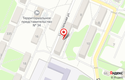 Лик на Центральной улице на карте